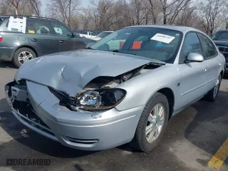 2004 Ford Taurus SEL with VIN 1FAFP56SX4A156094, listed as a IAAI auction lot 41688747 with 126,339 mi miles. Bid and sale history available at carsss.com. Image 2.