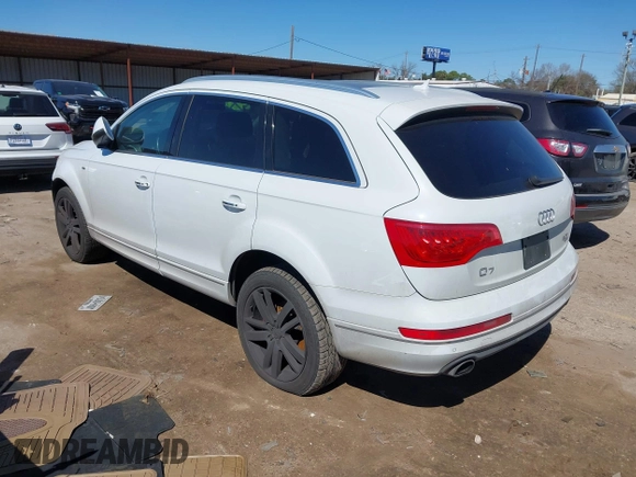 2014 Audi Q7 3.0T Premium Plus with VIN WA1LGAFEXED000843, listed as a IAAI auction lot 41728585 with 169,033 mi miles. Bid and sale history available at carsss.com. Image 3.