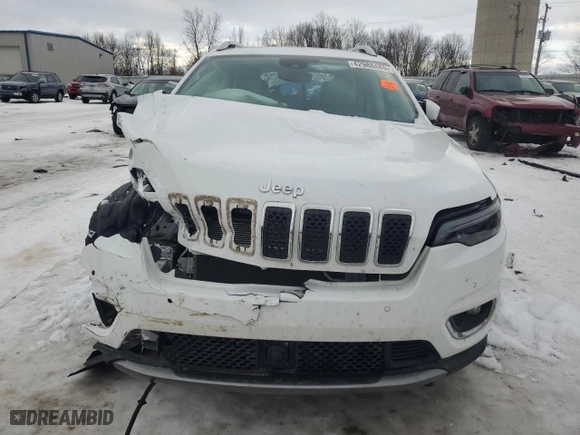 2021 Jeep Cherokee Limited with VIN 1C4PJMDX8MD135767, listed as a Copart auction lot 42988485 with 0 mi miles and Non Repairable. Bid and sale history available at carsss.com. Image 5.