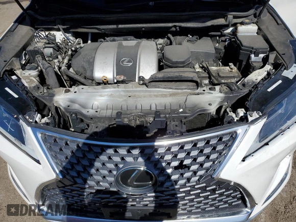 2022 Lexus RX 350 with VIN 2T2HZMDA7NC322095, listed as a Copart auction lot 49484325 with 124,042 mi miles and Salvage Title. Bid and sale history available at DreamBid. Image 12.