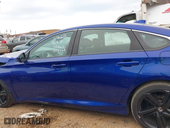 2019 Honda Accord Sport with VIN 1HGCV1F37KA008438, listed as a IAAI auction lot 41840666 with 99,895 mi miles and . Bid and sale history available at DreamBid. Image 14.