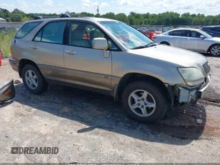 2002 Lexus RX 300 with VIN JTJGF10U920133281, listed as a IAAI auction lot 38054792 with 220,304 mi miles and . Bid and sale history available at DreamBid. Image 1.