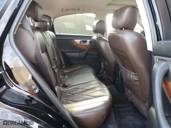 2015 Infiniti QX70 with VIN JN8CS1MUXFM381307, listed as a Copart auction lot 47267545 with 171,240 mi miles and Salvage Title. Bid and sale history available at carsss.com. Image 10.