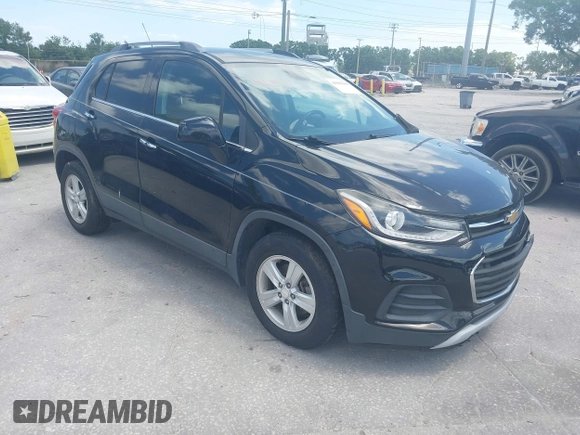 2018 Chevrolet Trax LT with VIN 3GNCJLSB9JL276974, listed as a IAAI auction lot 41959303 with 59,686 mi miles and . Bid and sale history available at carsss.com. Image 1.