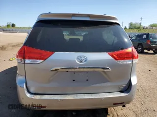 2012 Toyota Sienna XLE with VIN 5TDDK3DC5CS044711, listed as a Copart auction lot 58189195 with 112,172 mi miles and Salvage title. Bid and sale history available at DreamBid. Image 6.