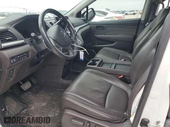 2020 Honda Odyssey Touring with VIN 5FNRL6H88LB014164, listed as a Copart auction lot 42925415 with 67,667 mi miles and Salvage title. Bid and sale history available at DreamBid. Image 7.
