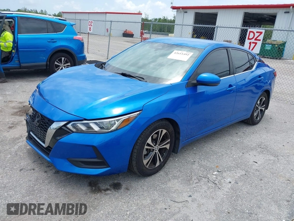 2020 Nissan Sentra SV with VIN 3N1AB8CV6LY266821, listed as a IAAI auction lot 42611492 with 57,362 mi miles and . Bid and sale history available at DreamBid. Image 18.