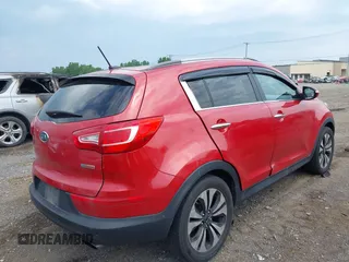2011 Kia Sportage SX with VIN KNDPC3A6XB7163095, listed as a IAAI auction lot 42760371 with 134,235 mi miles and . Bid and sale history available at DreamBid. Image 4.