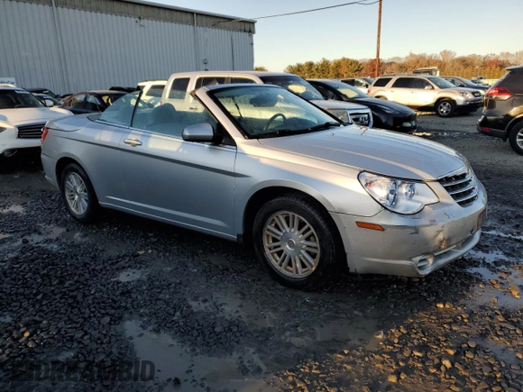 2008 Chrysler Sebring Touring with VIN 1C3LC55R78N291771, listed as a Copart auction lot 80657844 with 81,817 mi miles and Salvage Title. Bid and sale history available at carsss.com. Image 4.