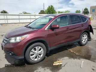 2013 Honda CR-V EX-L z VIN 5J6RM4H7XDL047748, wystawiony jako Copart lot #56959325 z przebiegiem 110 072 mil mil oraz Szkody całkowita. Historia ofert i sprzedaży dostępna na DreamBid. Obrazek 1.