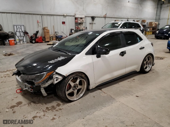 2021 Toyota Corolla Hatchback SE with VIN JTND4MBE0M3110536, listed as a Copart auction lot 86259954 with 73,832 mi miles and Non Repairable. Bid and sale history available at carsss.com. Image 1.