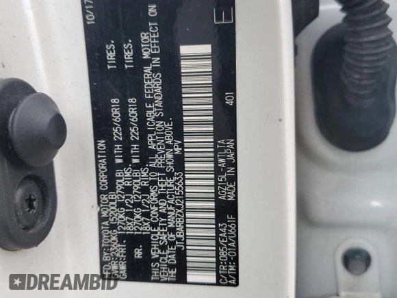 2018 Lexus NX with VIN JTJBARBZXJ2155633, listed as a Copart auction lot 50715495 with 172,058 mi miles and Salvage Title. Bid and sale history available at carsss.com. Image 13.