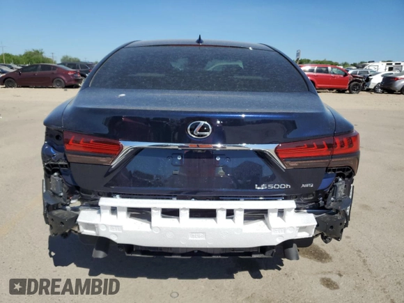 2024 Lexus LS z VIN JTHGYLGF6R5002854, wystawiony jako Copart lot #55295084 z przebiegiem 9 179 mil mil oraz Szkoda całkowita • Salvage title. Historia ofert i sprzedaży dostępna na DreamBid. Obrazek 6.