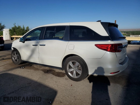 2019 Honda Odyssey EX-L z VIN 5FNRL6H78KB026336, wystawiony jako Copart lot #57120535 z przebiegiem 85 826 mil mil oraz Szkoda całkowita • Salvage title. Historia ofert i sprzedaży dostępna na DreamBid. Obrazek 2.