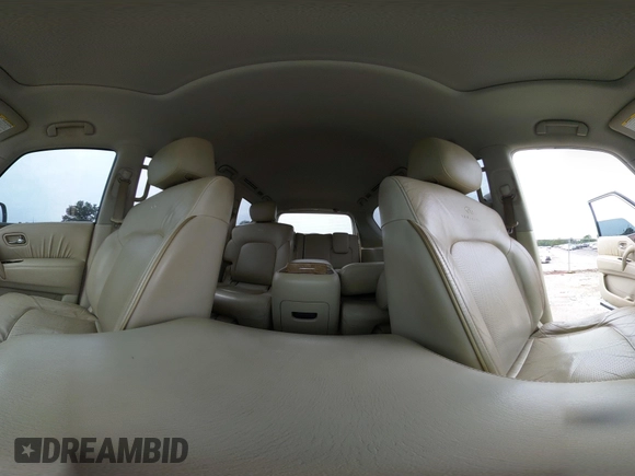 2012 Infiniti QX56 7-passenger with VIN JN8AZ2NF3C9516960, listed as a IAAI auction lot 42386448 with 200,785 mi miles and . Bid and sale history available at DreamBid. Image 18.