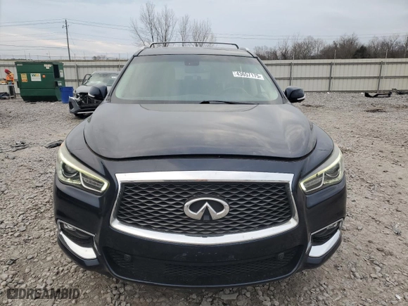 2018 Infiniti QX60 with VIN 5N1DL0MN5JC524223, listed as a Copart auction lot 43657175 with 142,378 mi miles and Salvage Title. Bid and sale history available at carsss.com. Image 5.