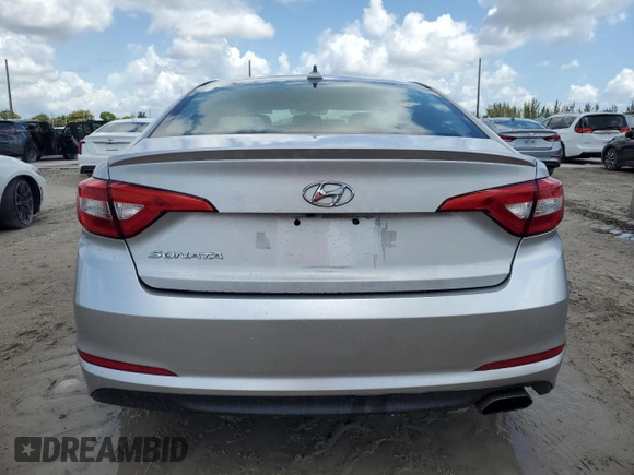 2016 Hyundai Sonata SE with VIN 5NPE24AF9GH352565, listed as a Copart auction lot 55914915 with 136,689 mi miles and Clean Title. Bid and sale history available at carsss.com. Image 6.