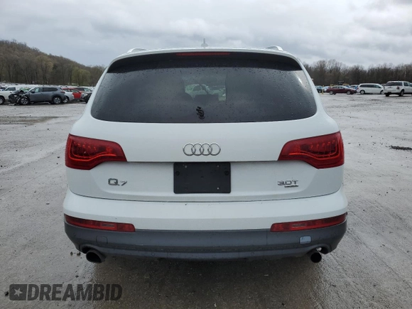 2014 Audi Q7 3.0T Premium Plus with VIN WA1LGAFE6ED005988, listed as a Copart auction lot 53306445 with 111,996 mi miles and Salvage Title. Bid and sale history available at carsss.com. Image 6.