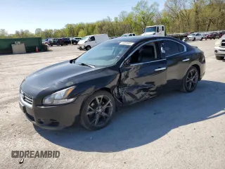2014 Nissan Maxima SV with VIN 1N4AA5AP9EC437744, listed as a Copart auction lot 54659985 with 141,902 mi miles and Salvage title. Bid and sale history available at DreamBid. Image 1.