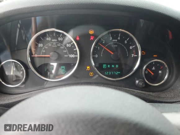 2016 Jeep Wrangler Unlimited Sport with VIN 1C4BJWDG1GL165418, listed as a Copart auction lot 61364095 with 123,772 mi miles and Salvage title. Bid and sale history available at DreamBid. Image 9.