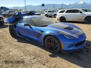 2019 Chevrolet Corvette Z06 2LZ with VIN 1G1YR2D67K5606378, listed as a Copart auction lot 80897994 with 12,754 mi miles and Salvage Title. Bid and sale history available at carsss.com. Image 4.