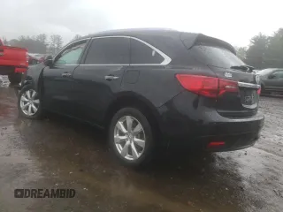 2016 Acura MDX w/Advance with VIN 5FRYD4H99GB059785, listed as a Copart auction lot 50500753 with 0 mi miles. Bid and sale history available at carsss.com. Image 2.