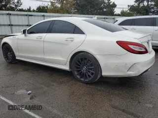 2015 Mercedes-Benz CLS-Class CLS 550 with VIN WDDLJ9BB0FA150843, listed as a Copart auction lot 80978534 with 83,436 mi miles and Salvage Title. Bid and sale history available at carsss.com. Image 2.