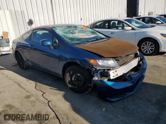2012 Honda Civic Cpe LX with VIN 2HGFG3B57CH547090, listed as a Copart auction lot 45336665 with 218,434 mi miles and Clean Title. Bid and sale history available at carsss.com. Image 4.