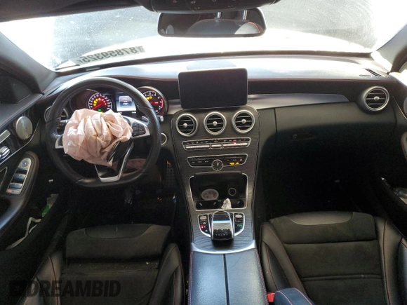 2017 Mercedes-Benz C 43 AMG with VIN 55SWF6EB7HU209463, listed as a Copart auction lot 87859325 with 99,801 mi miles and Salvage Title. Bid and sale history available at DreamBid. Image 8.