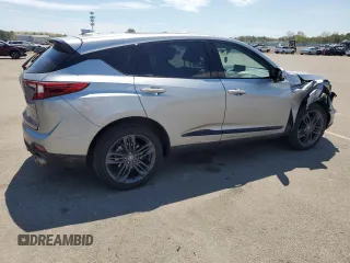 2024 Acura RDX w/A-Spec Package with VIN 5J8TC2H62RL022166, listed as a Copart auction lot 56084815 with 9,378 mi miles and Salvage title. Bid and sale history available at DreamBid. Image 3.