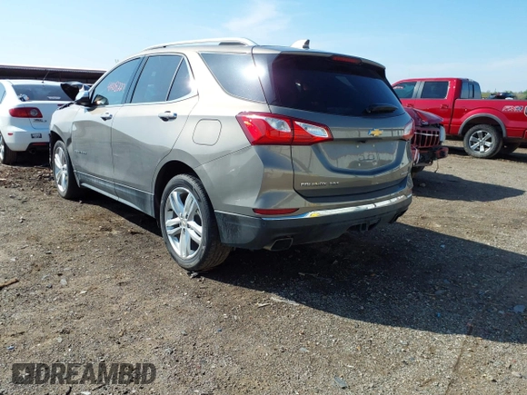 2019 Chevrolet Equinox Premier with VIN 3GNAXPEX0KS551658, listed as a IAAI auction lot 41908227 with 49,535 mi miles and . Bid and sale history available at DreamBid. Image 3.
