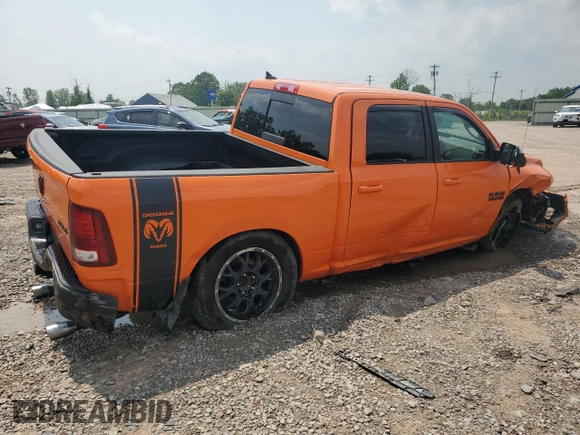 2015 Ram 1500 Sport z VIN 1C6RR7MT5FS702099, wystawiony jako Copart lot #59433445 z przebiegiem 92 060 mil mil oraz Szkoda całkowita • Salvage title. Historia ofert i sprzedaży dostępna na DreamBid. Obrazek 3.