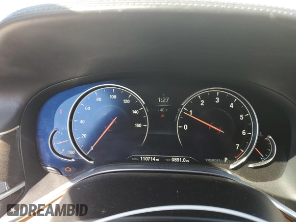 2016 BMW 7 Series 750i xDrive с VIN WBA7F2C57GG418537, выставлен на аукционе Copart как лот 48028195 с пробегом 110 714 миль миль и Списание • Salvage title. История ставок и продаж доступна на DreamBid. Изображение 9.