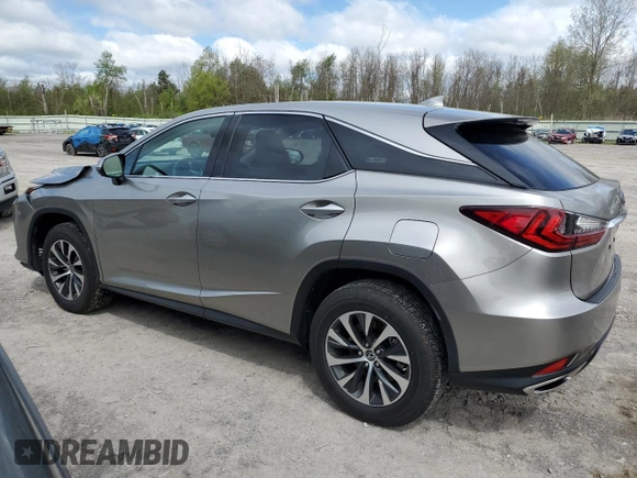 2021 Lexus RX 350 with VIN 2T2AZMDA2MC285201, listed as a Copart auction lot 56396395 with 17,414 mi miles and Salvage Title. Bid and sale history available at DreamBid. Image 2.