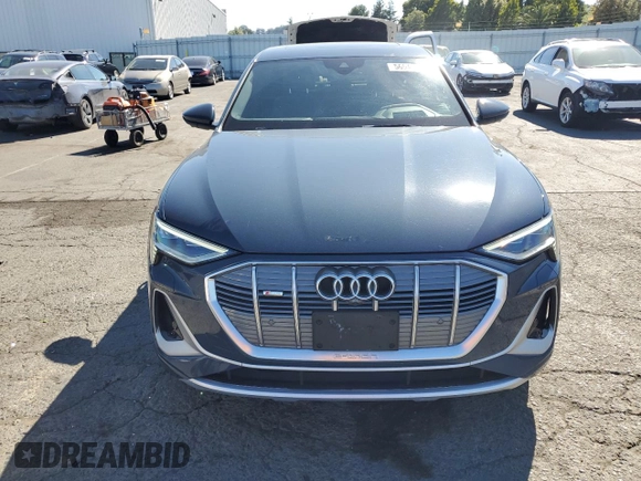 2020 Audi e-tron Sportback Prestige with VIN WA13ABGE0LB032568, listed as a Copart auction lot 56541685 with 59,360 mi miles and Salvage title. Bid and sale history available at DreamBid. Image 5.