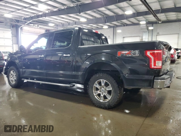 2015 Ford F-150 XLT with VIN 1FTEW1EGXFFB70128, listed as a Copart auction lot 50907155 with 152,504 mi miles and Salvage Title. Bid and sale history available at carsss.com. Image 2.