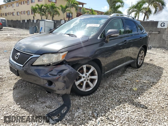 2010 Lexus RX 350 z VIN 2T2ZK1BAXAC024600, wystawiony jako Copart lot #54147135 z przebiegiem 132 795 mil mil oraz Szkoda całkowita • Salvage title. Historia ofert i sprzedaży dostępna na DreamBid. Obrazek 1.