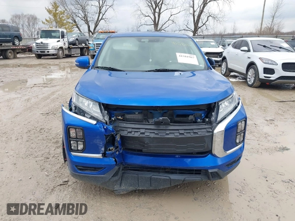 2021 Mitsubishi Outlander Sport SE with VIN JA4APVAU7MU011729, listed as a IAAI auction lot 41581967 with 78,740 mi miles. Bid and sale history available at carsss.com. Image 12.