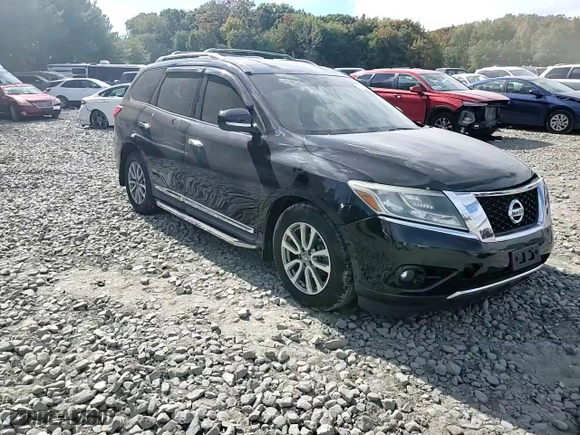 2013 Nissan Pathfinder SL with VIN 5N1AR2MM1DC616003, listed as a Copart auction lot 75128384 with 115,120 mi miles and Salvage Title. Bid and sale history available at carsss.com. Image 12.