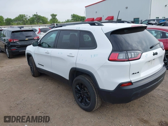 2023 Jeep Cherokee Altitude Lux with VIN 1C4PJMMB6PD112545, listed as a IAAI auction lot 41875820 with 53,559 mi miles. Bid and sale history available at carsss.com. Image 3.