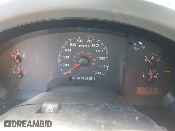 2006 Ford F-150 XL with VIN 1FTRF14W16NB23246, listed as a Copart auction lot 44959465 with 117,866 mi miles and Salvage Title. Bid and sale history available at carsss.com. Image 9.
