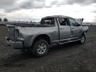2020 Ram 2500 Laramie with VIN 3C6UR5FL4LG119330, listed as a Copart auction lot 57285555 with 45,832 mi miles and Salvage title. Bid and sale history available at DreamBid. Image 3.