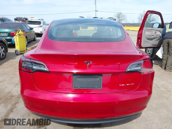 2020 Tesla Model 3 Long Range with VIN 5YJ3E1EB6LF649824, listed as a IAAI auction lot 41766020 with 71,230 mi miles. Bid and sale history available at carsss.com. Image 17.