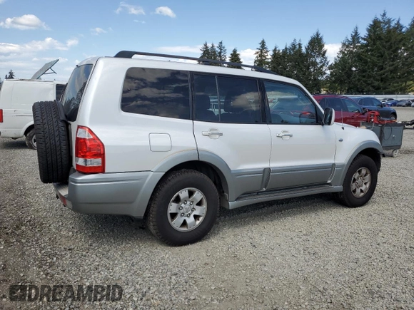 2003 Mitsubishi Montero Limited z VIN JA4NW51S23J042311, wystawiony jako Copart lot #54429895 z przebiegiem 119 138 mil mil oraz Szkoda całkowita • Salvage title. Historia ofert i sprzedaży dostępna na DreamBid. Obrazek 3.