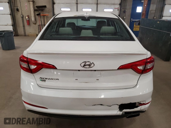 2016 Hyundai Sonata SE with VIN 5NPE24AF7GH358882, listed as a Copart auction lot 52387155 with 160,824 mi miles and Clean Title. Bid and sale history available at carsss.com. Image 6.