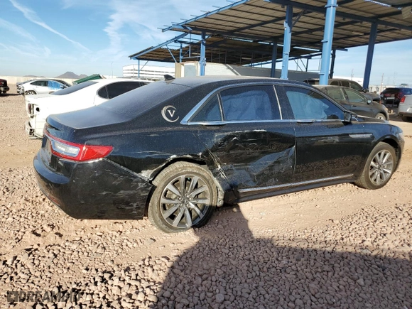 2019 Lincoln Continental Livery with VIN 1LN6L9HK0K5613345, listed as a Copart auction lot 43526725 with 143,460 mi miles and Clean Title. Bid and sale history available at carsss.com. Image 3.