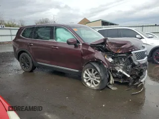 2021 Kia Telluride LX with VIN 5XYP2DHC8MG160478, listed as a Copart auction lot 51707445 with 52,934 mi miles and Salvage title. Bid and sale history available at DreamBid. Image 4.