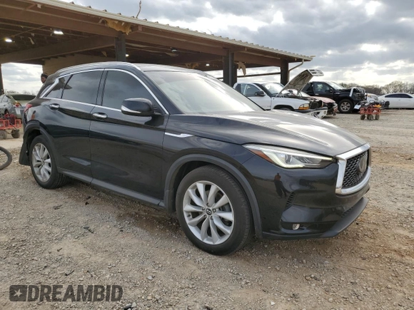 2019 Infiniti QX50 LUXE with VIN 3PCAJ5M12KF112272, listed as a Copart auction lot 49774145 with 83,994 mi miles and Salvage Title. Bid and sale history available at carsss.com. Image 4.