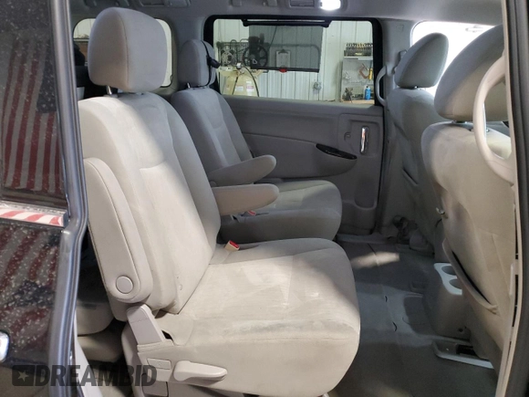 2013 Nissan Quest SV with VIN JN8AE2KP7D9063551, listed as a Copart auction lot 48493155 with 120,689 mi miles and Salvage title. Bid and sale history available at DreamBid. Image 11.