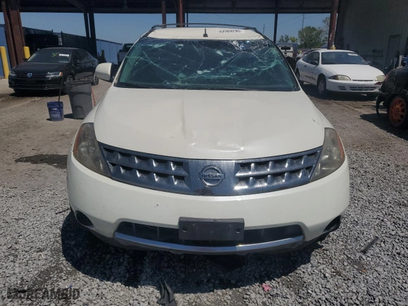 2007 Nissan Murano SL with VIN JN8AZ08W77W611058, listed as a Copart auction lot 53569295 with 184,399 mi miles and Salvage Title. Bid and sale history available at carsss.com. Image 5.
